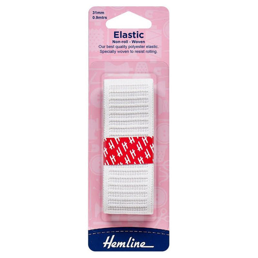 Elástico Reforzado Blanco (630.31) Hemline - 5 Unidades