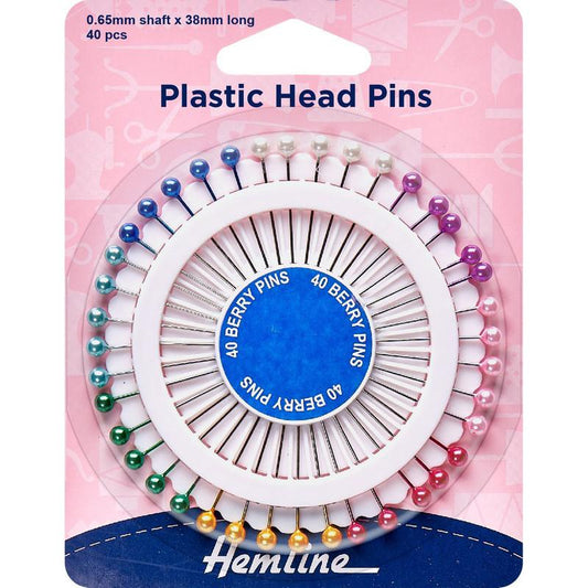 Rodela Alfileres Perlados 40Un (669) Hemline - 5 Unidades
