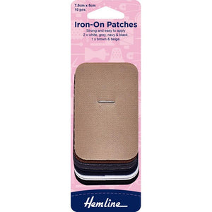 Parche Iron-On Surtidos 10Un (690.AC) Hemline - 5 Unidades