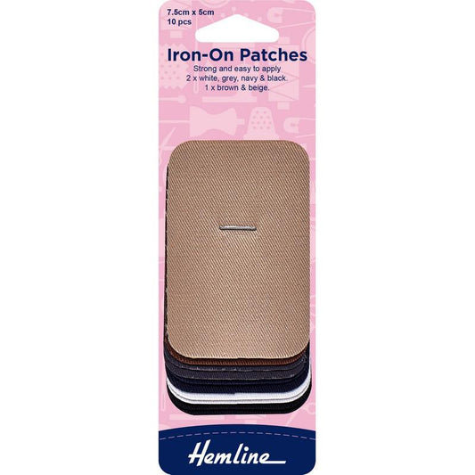 Parche Iron-On Surtidos 10Un (690.AC) Hemline - 5 Unidades