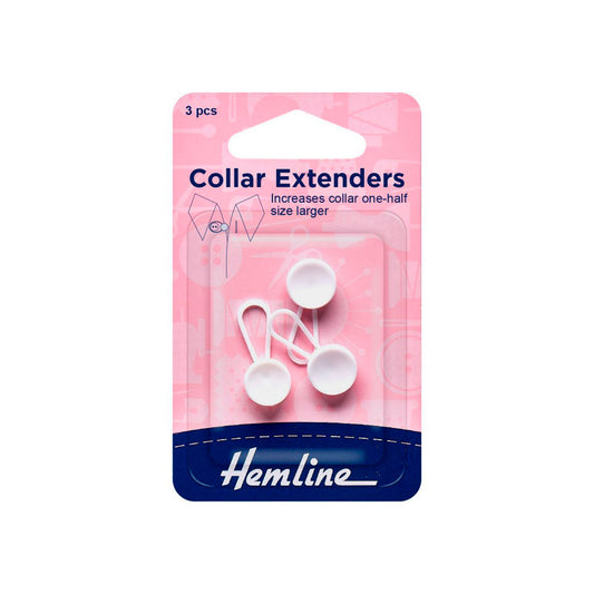 Extensor de Cuello 12MM Blanco (cod.895) Hemline - 5 Unidades