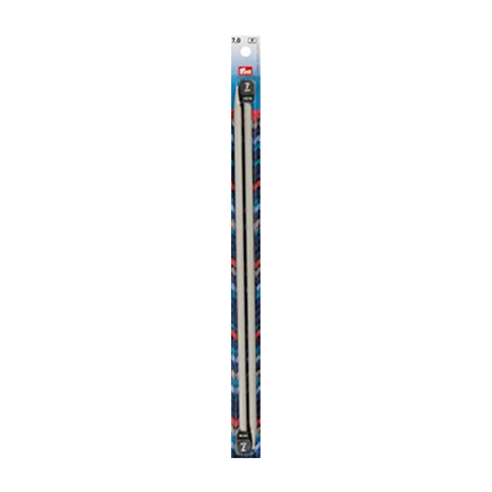 Palillo Aluminio Recto Plano 35CM Prym - 5 Unidades