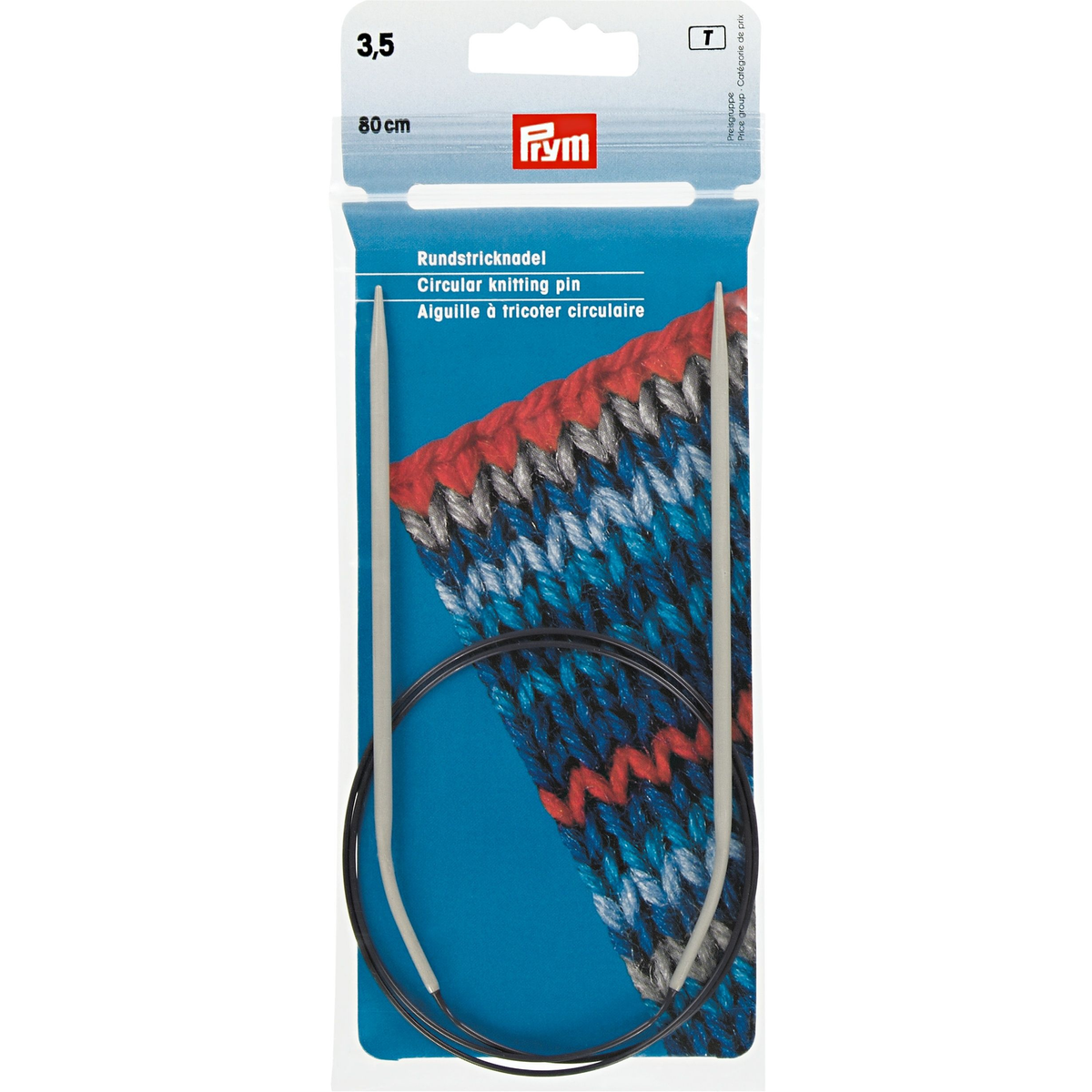 Palillo Aluminio Circular 80 CM Prym - 1 Unidad