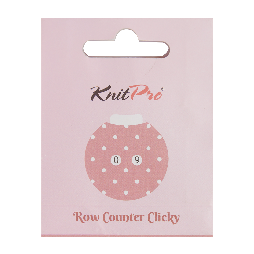 Contador de Filas Clicky Pink 1Un (10860) Knit Pro - 5 Unidades