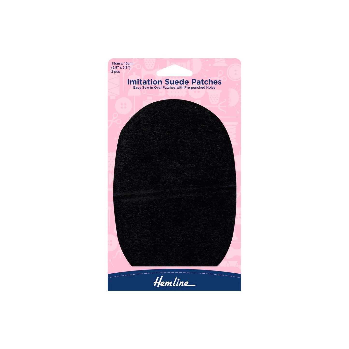 Parches de Gamuza 15x10 cm Hemline - 5 Unidades