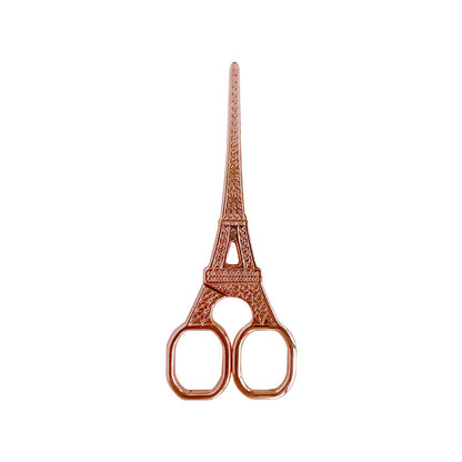 Tijera Torre Eiffel Rose Gold (SC-01) Revesderecho - 10 Unidades