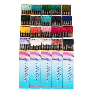 Pack Hilos De Bordar Básico Ariadna - 20 Colores