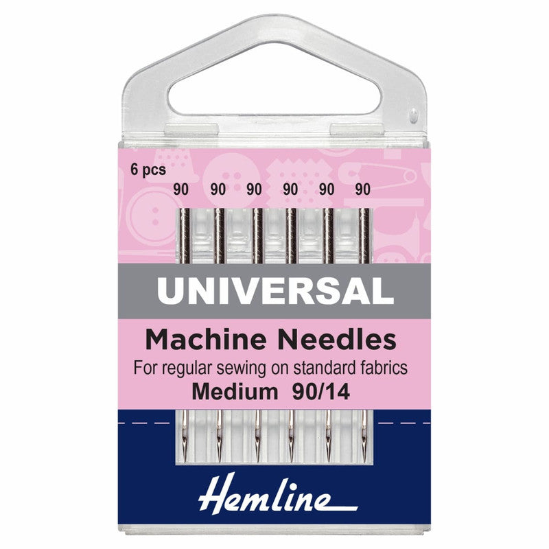 Aguja Máquina Universal #90/14 (100.90) Hemline - 5 Unidades