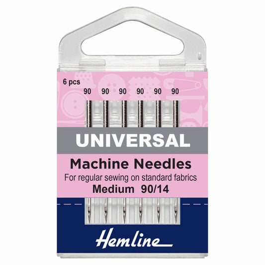 Aguja Máquina Universal #90/14 (100.90) Hemline - 5 Unidades