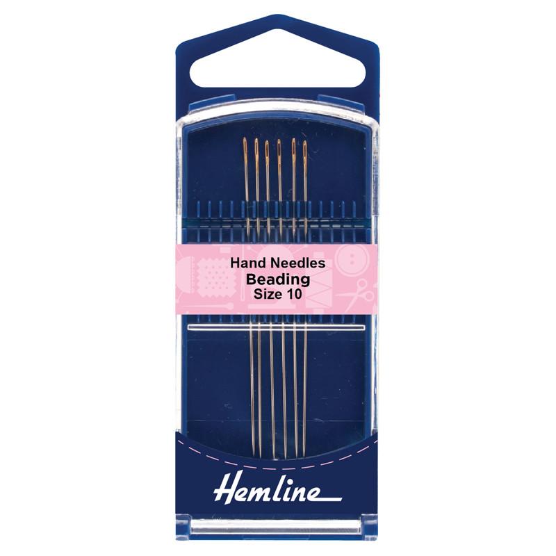 Aguja Beading Premium #10 (289G.10) Hemline - 5 Unidades